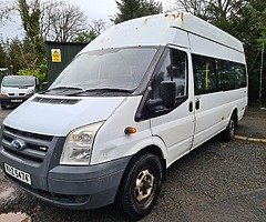 2008 FORD TRANSIT MINIBUS 2.4 TDCI HIGH ROOF LWB PSVD JAN 2021 £3500 - Image 5/8