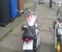 50 cc chopper and e bike