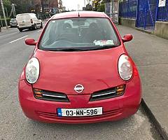 Nissan micra 1l fresh nct and tax