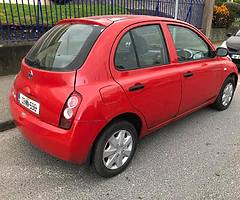 Nissan micra 1l fresh nct and tax