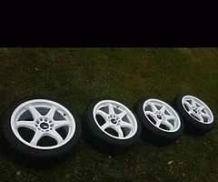 Jr3 5x114.3 Alloy wheels