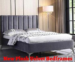 New Plush Velvet Bedframes