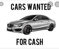 Cars wanted