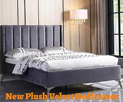 New Plush Velvet Bedframes