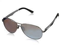 Classic Polarized Pilot Mirrored UV400 Protection Driving Sunglasses with Premium Metal Frame for me - Image 1/8