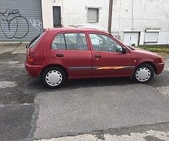 Toyota starlet very clean taxed and n c t very clean one owner driver