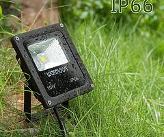 Warmoon LED Flood Lights Outdoor 10W Daylight White 6500K Security Wall Washer Light Waterproof IP66 - Image 4/6