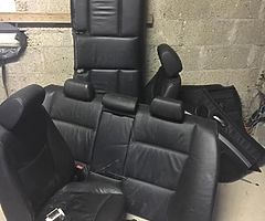 Full black leather interior for bmw e90