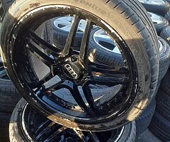 AUDI 19INCH ALLOY WHEELS WITH TYRES FOR SALE
