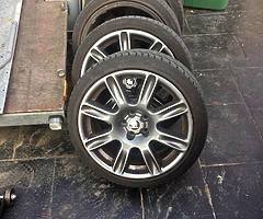 BBS rw 17” alloy wheels