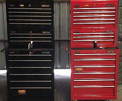 Ex Display Sealey 3 Piece 14 Drawer Tool Chest Box