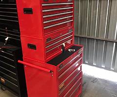 Ex Display Sealey 3 Piece 14 Drawer Tool Chest Box