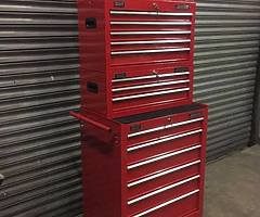 Ex Display Sealey 3 Piece 14 Drawer Tool Chest Box - Image 4/8