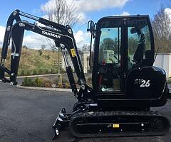 New Yanmar Sv26 limited