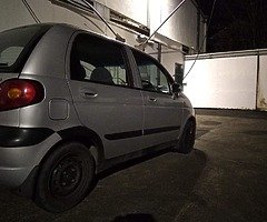 Daewoo matiz. And Nissan Almera alloys