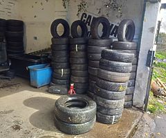 Part worn and new tyres