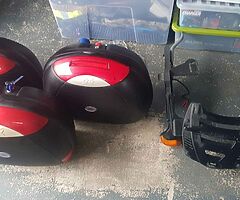 Kappa Motorcycle Carrier System, Side Cases and Top Box
