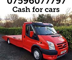 All vehicles wanted best prices paid