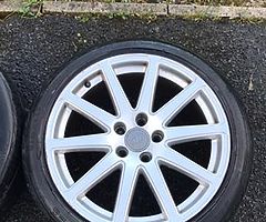 Genuine Audi TT mark2 speedline 18” alloy wheels S-LINE