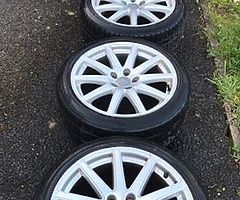 Genuine Audi TT mark2 speedline 18” alloy wheels S-LINE - Image 4/4