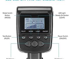 48 Macro LED Ring Flash Bundle with LCD Display Power Control,Adapter Rings and Flash Diffusers for - Image 7/8