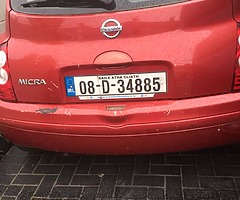 Nissan micra 08D