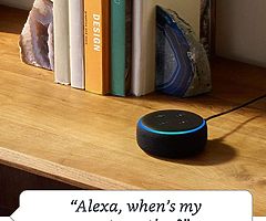 All-new Echo Dot (3rd Gen) - Smart speaker with Alexa - Charcoal Fabric