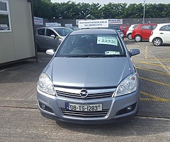 2008 Opel Astra 1.4 super condition tax and nct