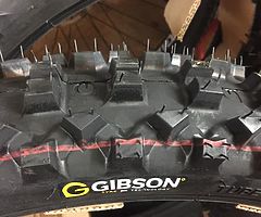 Gibson MX tyres, tubes and fitting Enduro tyres ordered on demand all to suit your bikes needs!