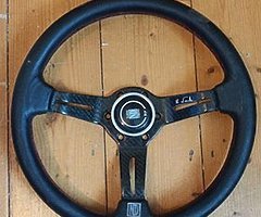 Hydro and steering wheel