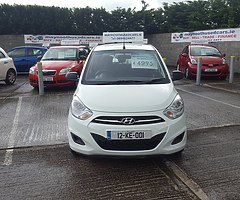 2012 Hyundai i10 1.2 low miles new nct