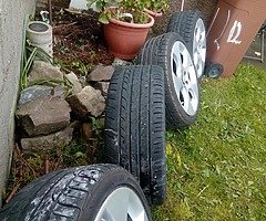 Golf gti wheels new tyres