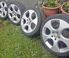 Golf gti alloys 18s new tyres