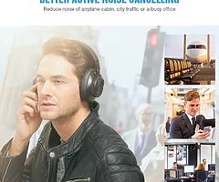 Bluedio T6S Bluetooth Headphones Active Noise Cancelling  Wireless Headset for phones and music with - Image 3/5