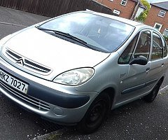 02 Citroen Picasso 1.6 petrol Motd end of May