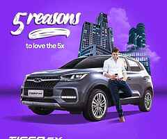 2021 CHERY TIGGO 5X BRAND NEW UNIT