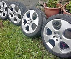 Golf gti alloys 18s new tyres