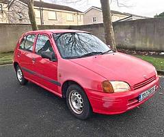 Toyota starlet 1999 1.3 56k miles New NCT 03/20