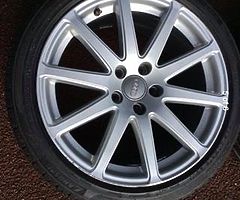 Genuine Audi TT mark2 speedline 18” alloy wheels S-LINE