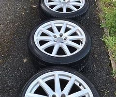 Genuine Audi TT mark2 speedline 18” alloy wheels S-LINE