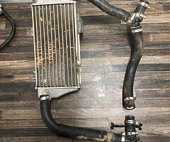 09 10 11 12 HONDA CRF 450 LH radiator & all radiator hoses