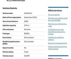 2003 Vauxhall Vectra - Image 6/8