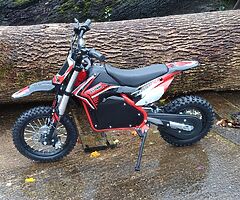 2021 Storm Storm 1200w 48v Electric Dirt Bike 12/10” wheels