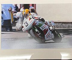 JOEY DUNLOP - LIMITED FRAMED PHOTO - Isle of Man TT North West 200 Ulster Grand Prix BSB IOMTT