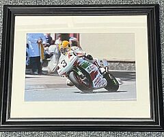 JOEY DUNLOP - LIMITED FRAMED PHOTO - Isle of Man TT North West 200 Ulster Grand Prix BSB IOMTT