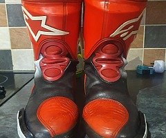 Alpinestar supertech boots size 9 - Image 6/8