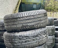 Joblot of part worn tyres