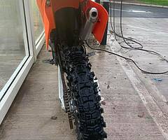 2000 ktm 250 EXC 2 stroke  and trailer