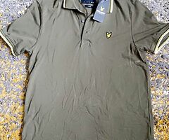 Men’s Khaki Lyle and Scott tshirt