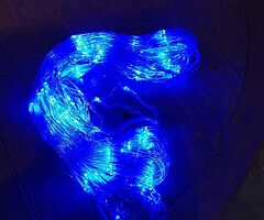 Blue led net light for sale